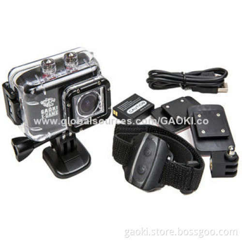 Latest Product Similar Gopro Zoom Helmet Mounted Camera with Real and Saturated Color
